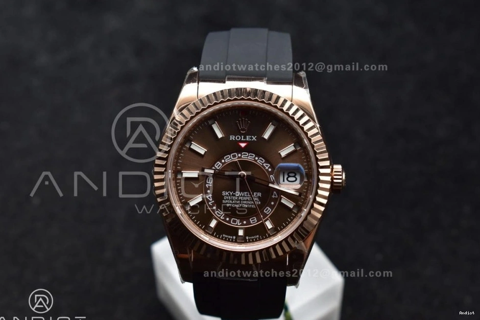 RG Oyster-flex (Gain Sky-Dweller Strap ZF Edition Best Dial 336235 on Brown Weight) 1:1 A23J 0129